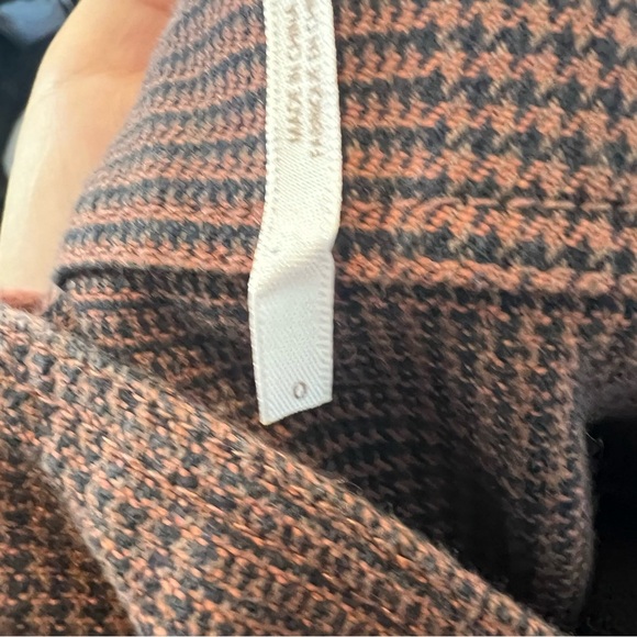 Free People Rowan Plaid Pinafore Skirt Brown - Picture 9 of 9